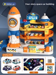 KAKABEIER | Train Track Car Adventure Game Parking Lot Car Building Kids Toys Boys 3 Years Old Educa