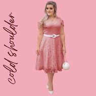 ♞,♘Challastore OLD ROSE DRESS COLLECTION XL wedding ninang dress formal dress plus size dress