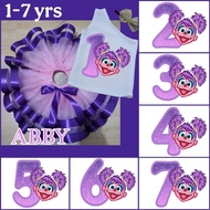 Abby Cadabby Head Theme Tutudress 1-7 yrs old