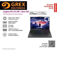Lenovo Legion Pro 5 16IAX10 83F3002PMJ GAMING LAPTOP(Ultra 9 275HX, 32GB RAM, 1TB SSD, RTX 5070 8GB,