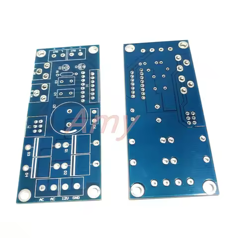 5pcs/lot Dual channel TDA7377 12V (PCB empty board) AC and DC power supply power amplifier