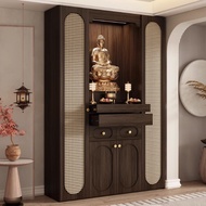 Altar Table Buddhist Shrine Household Altar Table Altar Guanyin Offering Cabinet Small Light Luxury 