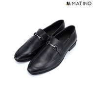 MATINO SHOES รองเท้าชายคัทชูหนังแท้ รุ่น MC/B 3019 - BLACK