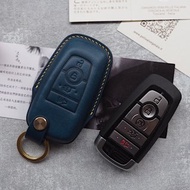 福特野馬Ford車鑰匙套鑰匙包 純手工牛皮 客製化刻字禮物 訂製