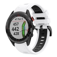 【พร้อมในสต็อก】สำหรับวิธีการ Garmin S62สายนาฬิกาข้อมือซิลิโคนกีฬา2สี22มม.