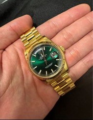 二手 Rolex 118238 Green daydate 2016