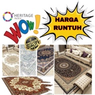 Karpet Tambah Tebal L 180cm x 130cm Janji Gulung Heritage 5D Velvet Carpet Rug Floor Mat Home 3D