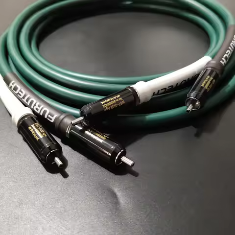 Furutech Top quality OCC conductor HiFi RCA Audio Cable CD Tube Amplifier lotus line Soldering with 