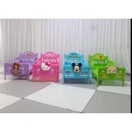Character bed frame for kids