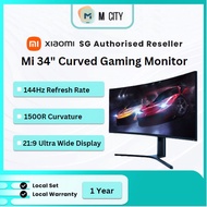 [Xiaomi] Mi 34" Curved Gaming Monitor | 3 Years  Local Warranty