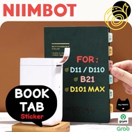 NIIMBOT Master Book Tab Index Tab - Thermal Label Sticker Refill