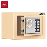Deli Personal Safe Box Keypad Home Office Hotel Anti-Theft Money Security Safety Box Peti Besi 保险箱