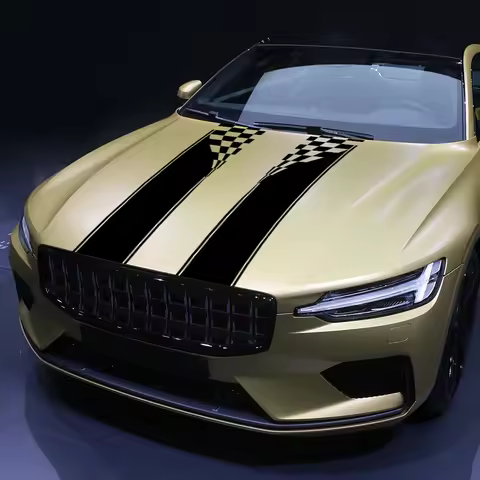 For Hyundai i20 WRC N Line 2009 2010 2011 2012 2017 2018 2022 2024 Car Hood Stickers Hood Stripes St