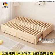 【Free delivery】🛏伸縮床-梳化床-摺疊床/實木床架/帶抽屜床/單人床架/雙人床/大床🛏Retractable bed-sofa bed-folding bed/solid wood be