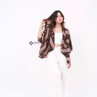 LARAS - Outer Cardigan Bolero Batik Paris Crop Top | Batik Crop top