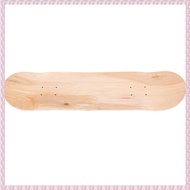 (QBEP) 8Inch 8-Layer Maple Blank Double Concave Skateboards Natural Skate Deck Board Skateboards Dec