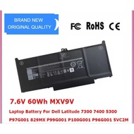 MXV9V Laptop Battery 60Wh for Dell latitude 7300 7400 5300 5310 P97G001 829MX P99G001 P100G01 5VC2M 