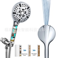 （In stock）American Style10Functional Supercharged Handheld Filter Shower Multi-Function Shower Head Set with Spray Gun Manufacturer