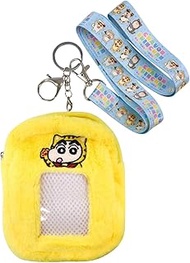 Eye Planning Crayon Shin-chan 2-Way Photo Pouch Cat Shin-chan W3015D 3.9 x H4.7 x Depth 1.4 inches (