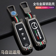 Zinc Alloy Car Key Case Cover For mazda 2 3 5 6 gh gj cx3 cx5 cx9 cx-5 cx 2020 Accessories Holder Shell Protect Set Car-Styling