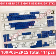 set penuh 109pcs + 2pcs KeyCaps untuk Logitech G813 G815 G913 G915 G913TKLG915TKL KeyCAPS USA UK pad