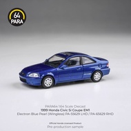 Ready Stock PARA Honda Civic Civic Si Coupe EM1 1999 Electron Blue Model Out of Print Car Model