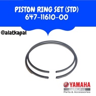 Terbaik PISTON RING SET STD 647-11610-00 UNTUK MESIN TEMPEL YAMAHA 8PK