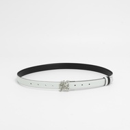[ LoveGood ] Lawrence เข็มขัดหนังวัวแท้ ใช้ได้ 2 ด้านในเส้นเดียว หัวเข็มขัดเคลือบ Nickel-Free