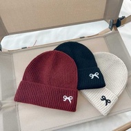 Premium Men's Women's Beanie Hat Embroidered Ribbon Beanie Hat