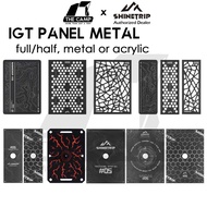 Shinetrip IGT Panel Metal Version 1 Unit Half Unit Plate for IGT Table Outdoor Camping Modular Meja 