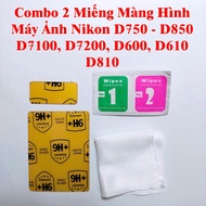 NIKON Nano 9H+ Flexible Strength Sticker For Camera Films Nokia D750, 850, 600, 610, 7100, 7200, 810