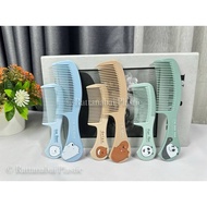 Moshi A Set Of 2 Sizes Comb Spokes We Bare Bears Pattern (Three Bears) Copyright From.