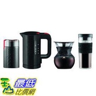 [107美國直購] 咖啡機 Bodum K11592-01US Pour Over Set, Black