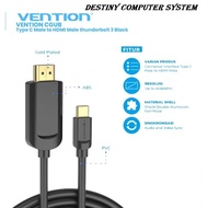 Cable Type C Type-C to HDMI 1.5M 1.5Meter Vention (CGUBG)