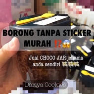 BORONG CHOCO JAR BY DARIYA COOKIES TANPA STICKER MURAH CHOCOLATE SEDAP KURANG MANIS