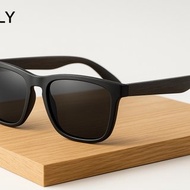 ASLLY 木質黑 Polarized 太陽眼鏡 環保UV400防護