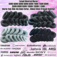 Earcup Ear Pad Earpad Universal Headphone Headset Foam/ 45mm 50mm 55mm 60mm 65mm 70mm 75mm 80mm 85mm