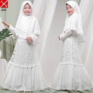 Gamis Putih Anak Perempuan Baju Muslim Baju Umroh Anak New