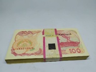 Uang Kuno Gepok 100 Rupiah Perahu Pinisi 1992