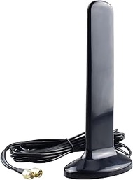 2X2 MIMO 3G/4G/LTE/5G Universal Wide Band Antenna 12dBi Dual SMA Male Connectors Cable(2M/6.56FT) Ma