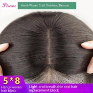 Straight Silk Base Hair Topper Remy Human Hair Pieces for Women Natural Color Toupee Hair Women 100%