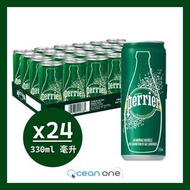 Perrier - Perrier [原箱] 有氣礦泉水330ml X 24罐 (Exp:1/2026) [平行進口產品]