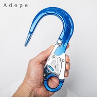 Adepe Large Aluminum Snap Hook Clip Carabiner Heavy Duty for Fall Arrest Mountaineering Safety Harne