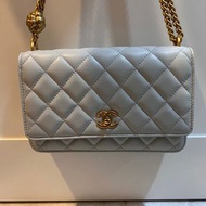 [購自法國 ,全新可議]山茶花 調節扣 Chanel Woc 23s 