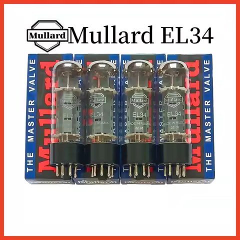 Mullard EL34 Vacuum Electron Tube Replace 6CA7 EL34 EL34B 6P3P 5881 EL34C KT66 6V6 KT77 HIFI Audio T