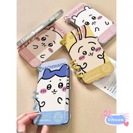 Cute Chiikawa Flip Book Phone Case For Samsung Galaxy S25 S24 S23 Ultra A55 A54 A53 A52 A52S A35 A34