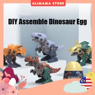 DIY Assemble Dinosaur Egg Toys Children Kids Assembly Disassembly Toy STEM Toys Jurassic World Maina