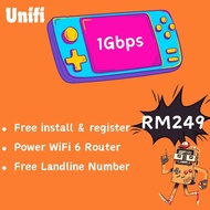🔥1Gbps🔥 Modem Unifi Home Fibre 1Gbps | Fiber Best Data Banyak | Unlimited Data Hotspot Wifi