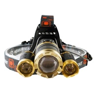 Senter Kepala Headlamp Cree XM-L 3T6 10000 Lumens - IHT425H1 Hiking Climbing Camping Petualang Alam