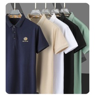 Men Polo Shirt High-End Polo Shirt T Shirt Business Polo Shirt Summer Men's Clothing Embroidered Lapel Polo Loose Casual Top Men